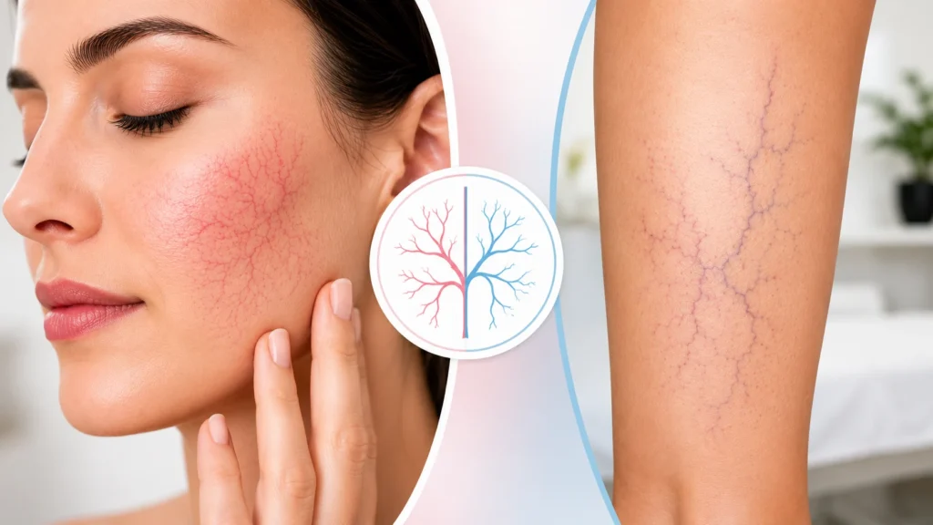 facial spider veins Dubai